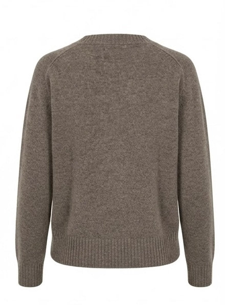 FLONA Pullover, Taupe meliert