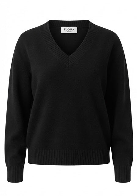 FLONA Pullover, Schwarz